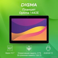 Планшет Digma Optima 1442E 4G (черный)