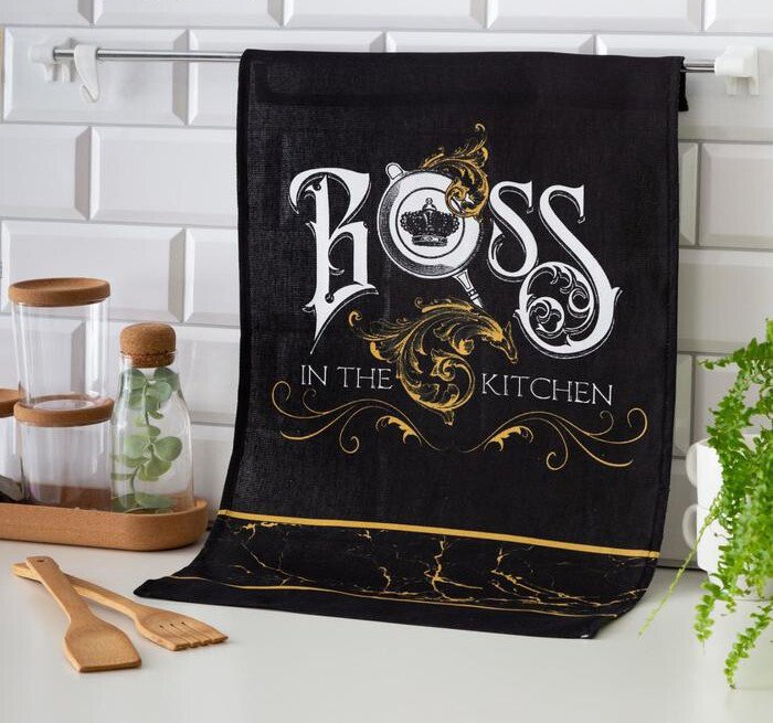 

Полотенце Доляна Boss 5376588 (черный)