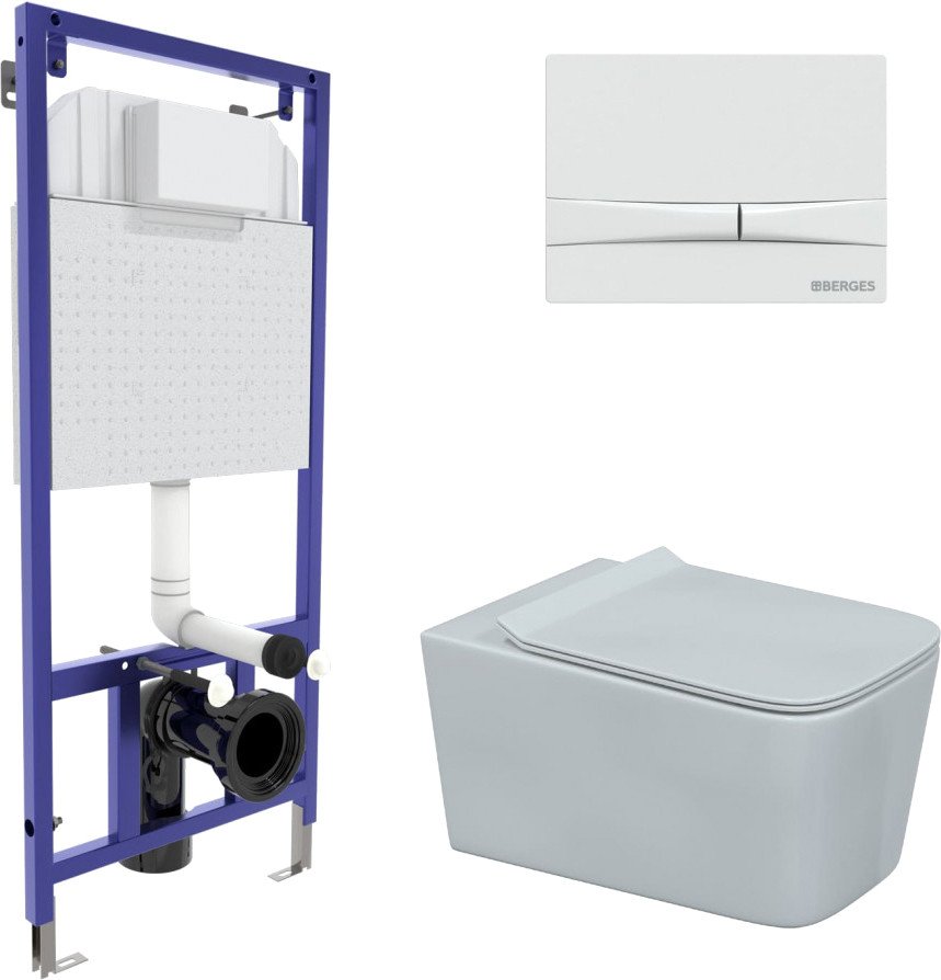 

Унитаз подвесной Berges Wasserhaus Novum 525 043283