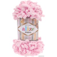 Пряжа для вязания Alize Puffy 185 (9.2 м, нежно-розовый)