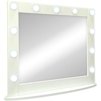  Континент Зеркало Гримерное 11 ламп 80х70 (белый) в Гомеле