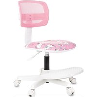 Компьютерное кресло Бюрократ CH-W299/F (розовый TW-06A единороги)
