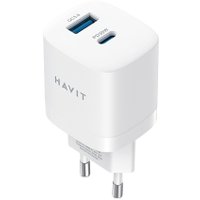 Сетевое зарядное Havit UC30 (белый)