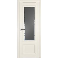 Межкомнатная дверь ProfilDoors 2.103U L 70x200 (магнолия сатинат, стекло square графит)