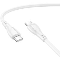 Кабель Borofone BX121 USB Type-C - USB Type-C (1 м, белый)