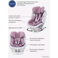 Детское автокресло Rant Nitro Isofix UB619 (серый/розовый)