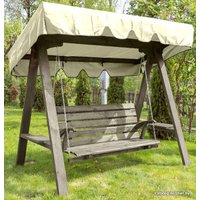 Садовые качели Wooden Story Мюнхен-1 плюс (старое дерево, бежевый)