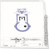 Папка-уголок Durable 233719 (красный)