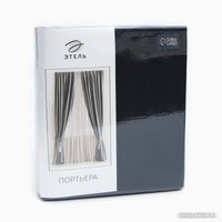 Штора Этель 10339923 2.5x2.65 м (черный, 1 шт)