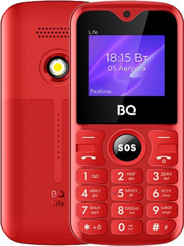

Телефон BQ BQ-1853 Life (красный)