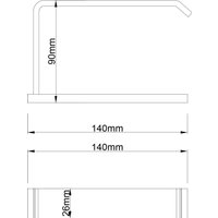 Держатель для туалетной бумаги Lauter 21SH7101 (Chrome)