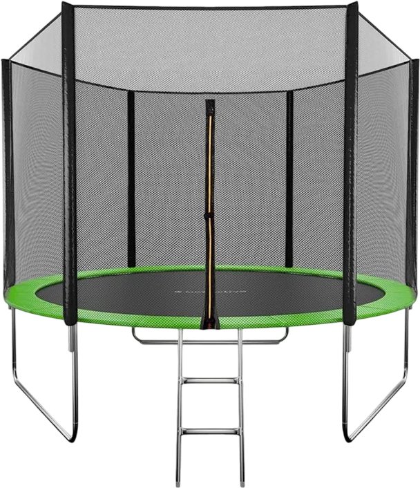 

Батут GetActive Jump 10ft - 312 см с лестницей, внешней сеткой (зеленый)