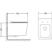 Унитаз подвесной Cerutti Spa Viola Aria Tornado CT10583