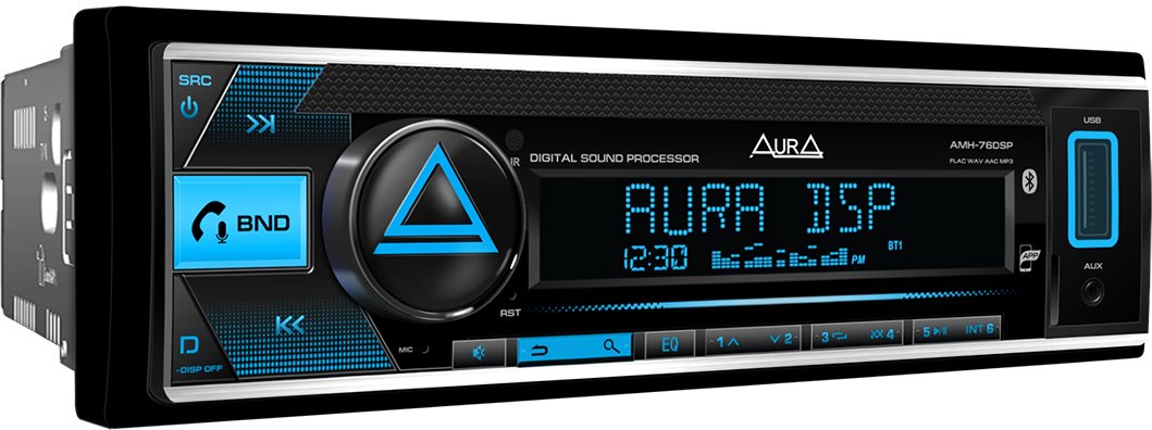 

USB-магнитола Aura AMH-76DSP (2023)