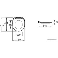 Сиденье для унитаза Jacob Delafon Cleo E24048-0