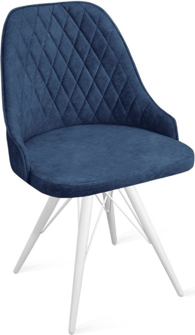

Стул Трия Гранд К3 (белый матовый/микровелюр Wellmart Blue)