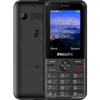 Кнопочный телефон Philips Xenium E6500 LTE (черный)