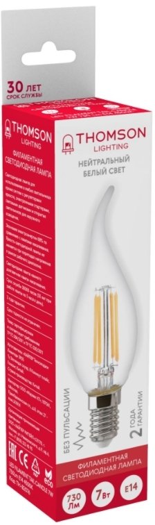 

Светодиодная лампочка Thomson Filament Tail Candle TH-B2076