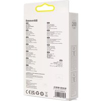 Кабель Baseus Glimmer Series Fast Charging Data Cable 100W USB Type-A - Type-C (2 м, белый)