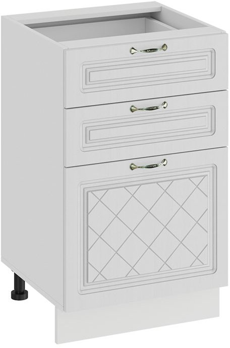 

Шкаф напольный Трия Бьянка 1Н5Я3 (белый/дуб белый)