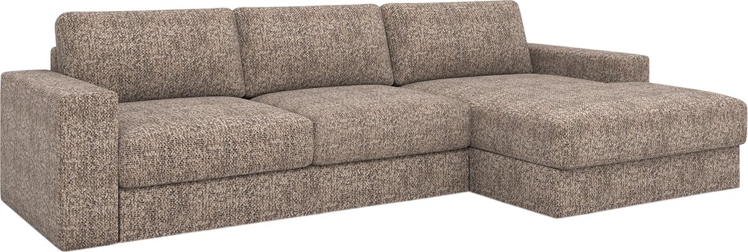 

Угловой диван Rivalli Дискавери с оттоманкой правая (Katrin beige)