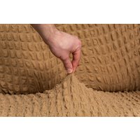 Чехол для дивана Софатэкс Люкс ПО-6 без оборки (кофе с молоком)