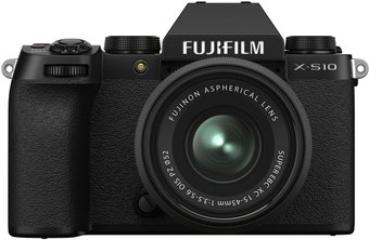 Беззеркальный фотоаппарат Fujifilm X-S10 Kit 15-45mm (черный)