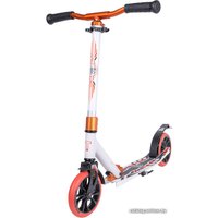 Двухколесный подростковый самокат Tech Team Jogger 180 2022 (белый/оранжевый)