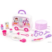 Игровой набор доктора терапевта Полесье Доктор №18 в чемоданчике на колёсиках 94230
