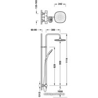 Душевая система  Tres Canigo 21739301
