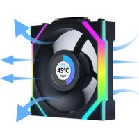 Комплект вентиляторов для корпуса с контроллером Lian Li Uni Fan SL 120 Wireless LCD Reverse G99.12RSLLCD1W3B.R0 в Могилеве