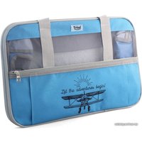 Сумка-переноска Triol Техно (серый/голубой)