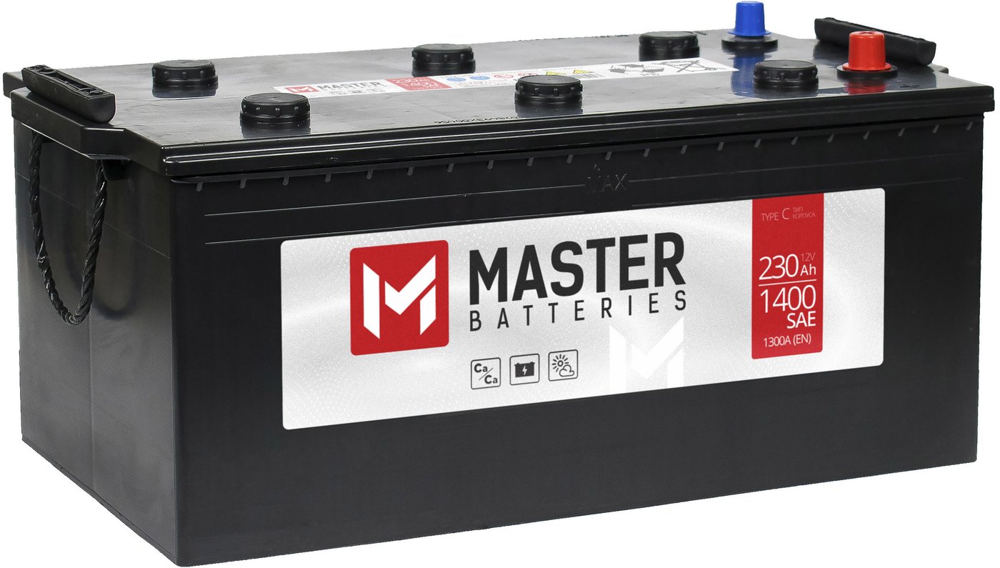 

Автомобильный аккумулятор Master Batteries L+ (230 А·ч)