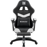 Игровое (геймерское) кресло Defender Runa Pro (черный/белый) в Могилеве