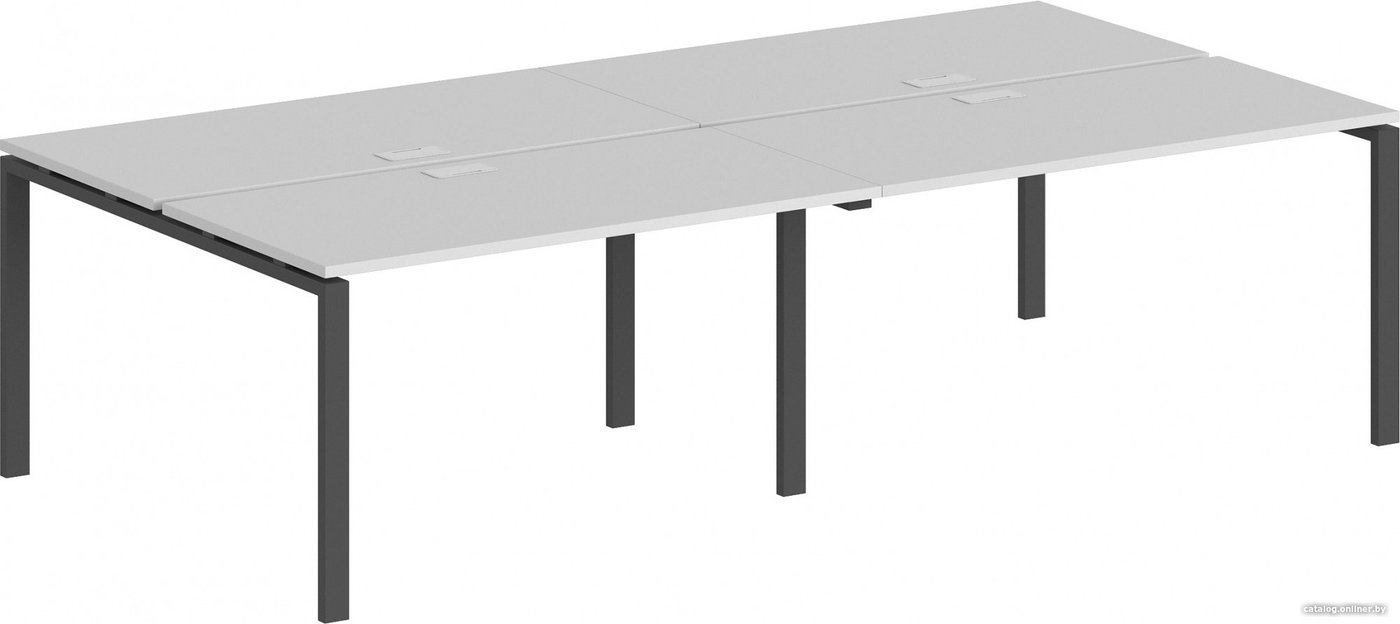 Стол Norden 320x143.8x75 SG.256.WH.63.AN (антрацит/белый)