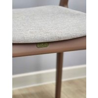 Стул с подлокотниками Sheffilton SHT-S202 (светлый бежевый/коричневый)