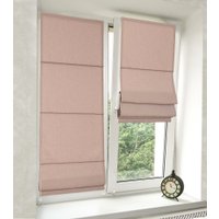 Мини римская штора Delfa Roman СШД-01М 170/8950 57x160 (бежевый/розовый)