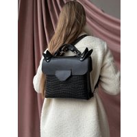 Женская сумка Killtoday Beatrix (черный камень/гладкий)