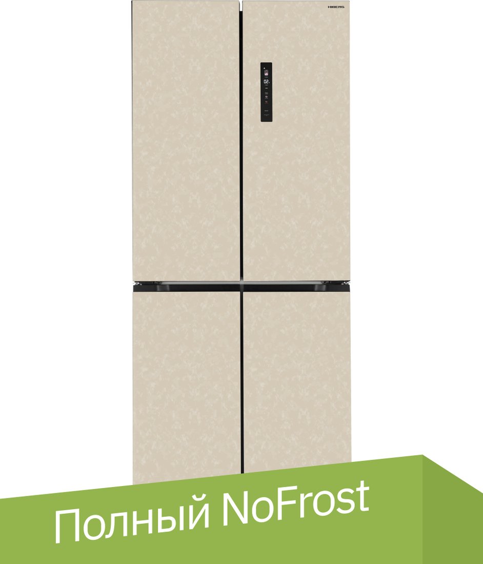 

Четырёхдверный холодильник Hiberg RFQ-600DX NFYm Inverter