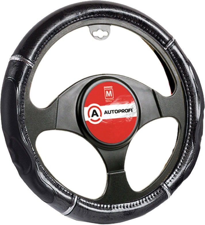 

Оплетка на руль Autoprofi GL-1025 BK.WOOD (M) (черный)