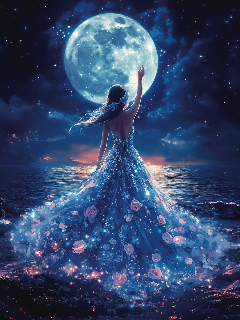 

Алмазная мозаика Феникс+ Танец при луне 71441