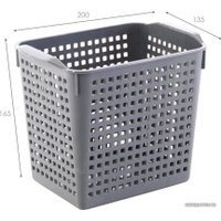 Корзина Violet Лофт 642008 (серый)