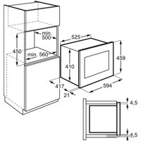 Микроволновая печь AEG MBE2658SEM