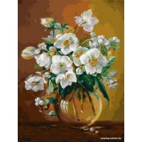 Картина по номерам Белоснежка Букетик в подарок 370-AS в Могилеве