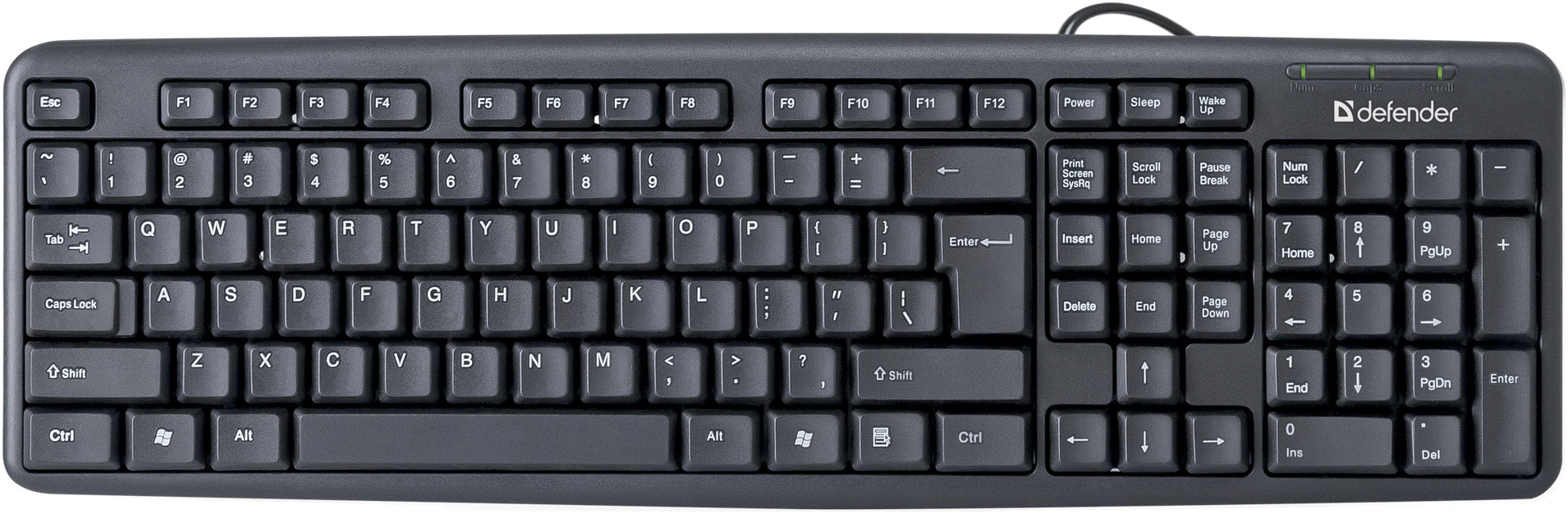 

Клавиатура Defender Element HB-520 PS/2 RU (черный)