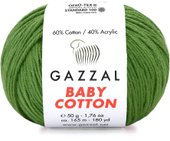 Baby cotton 3467 50 г 165 м (зеленый)