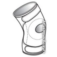 Ортез коленный Польза Разомкнутый 0805 (р.2, черный)