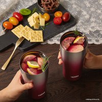 Вакуумный термостакан THERMOS JDE-420 R 0.42л (розовый)
