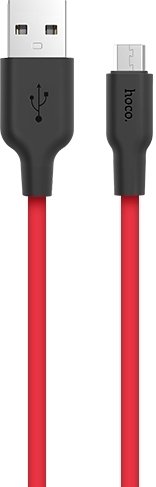 

Кабель Hoco X21 microUSB (красный)