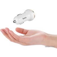 Автомобильное зарядное Hoco Z1 (белый)